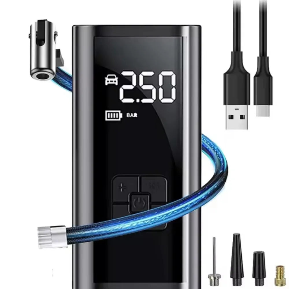 Cordless tyre inflator