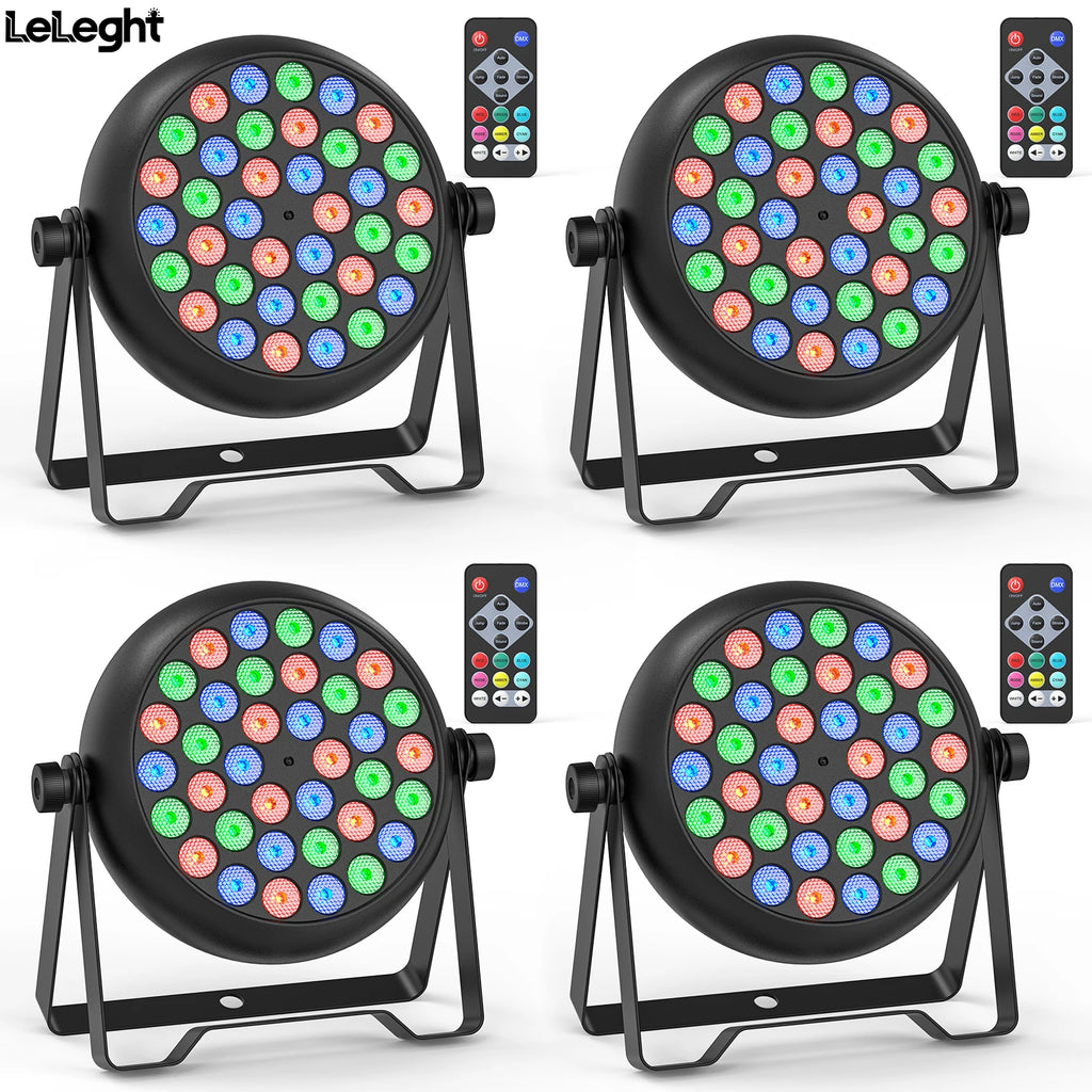 4 pack LED par stage lights