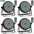 4 pack LED par stage lights