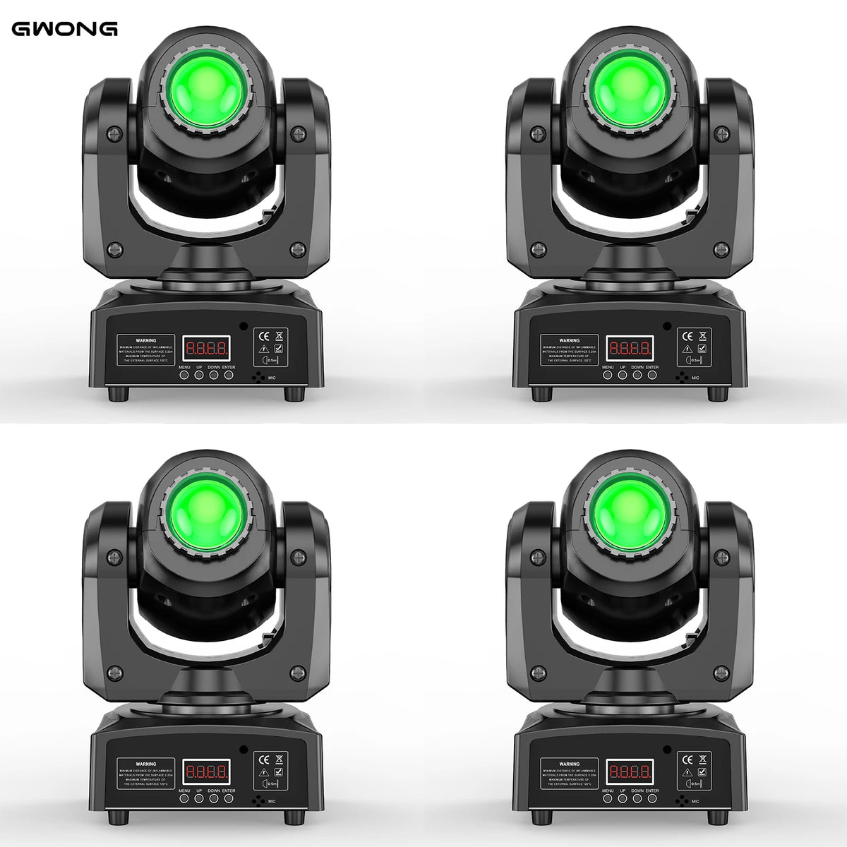4 pack 120W moving head lights