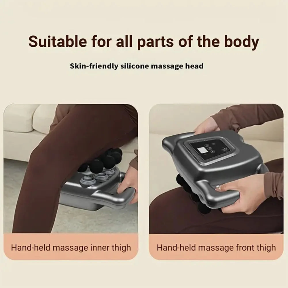 16-Head Fascia Massage Gun, High-Frequency Vibration Body Massager
