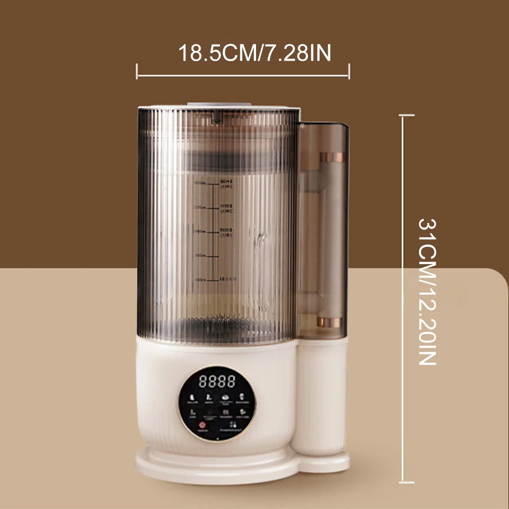 1.5L Automatic Smart Soy Milk Machine with 24-Hour Appointment and Auto-Clean