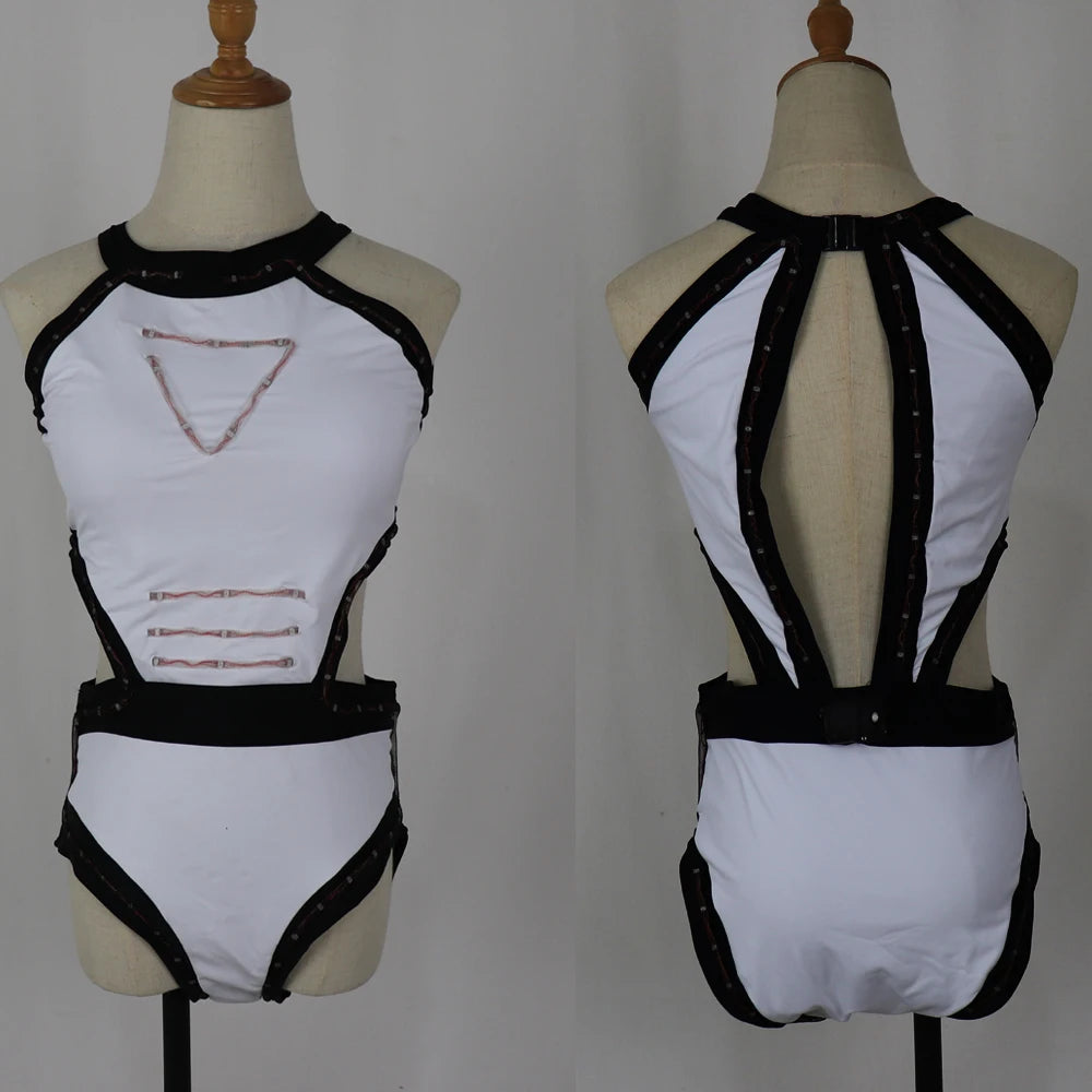 Full-Colour LED Light-Up Club Costume Set for Dance and Stage Performance