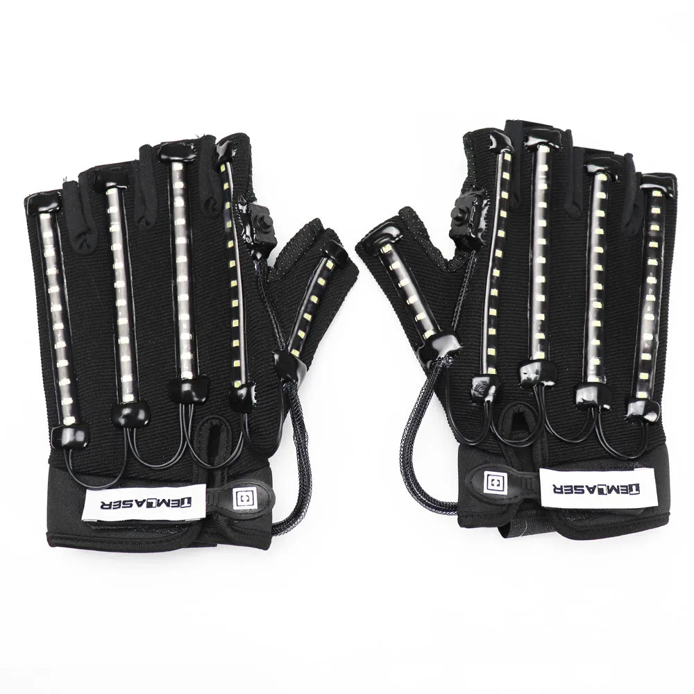 LED Light Gloves for Parties, 30-Minute Glow, Multiple Colours