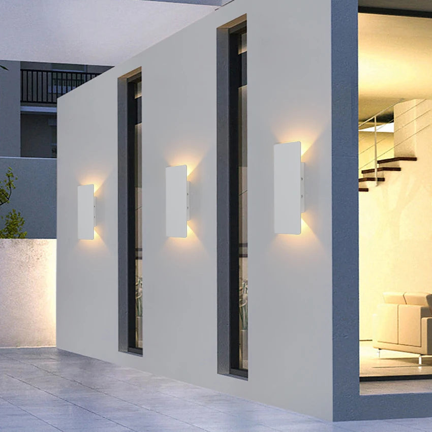 Outdoor LED Up and Down Wall Light, Aluminium, IP65 (20/41/61cm)