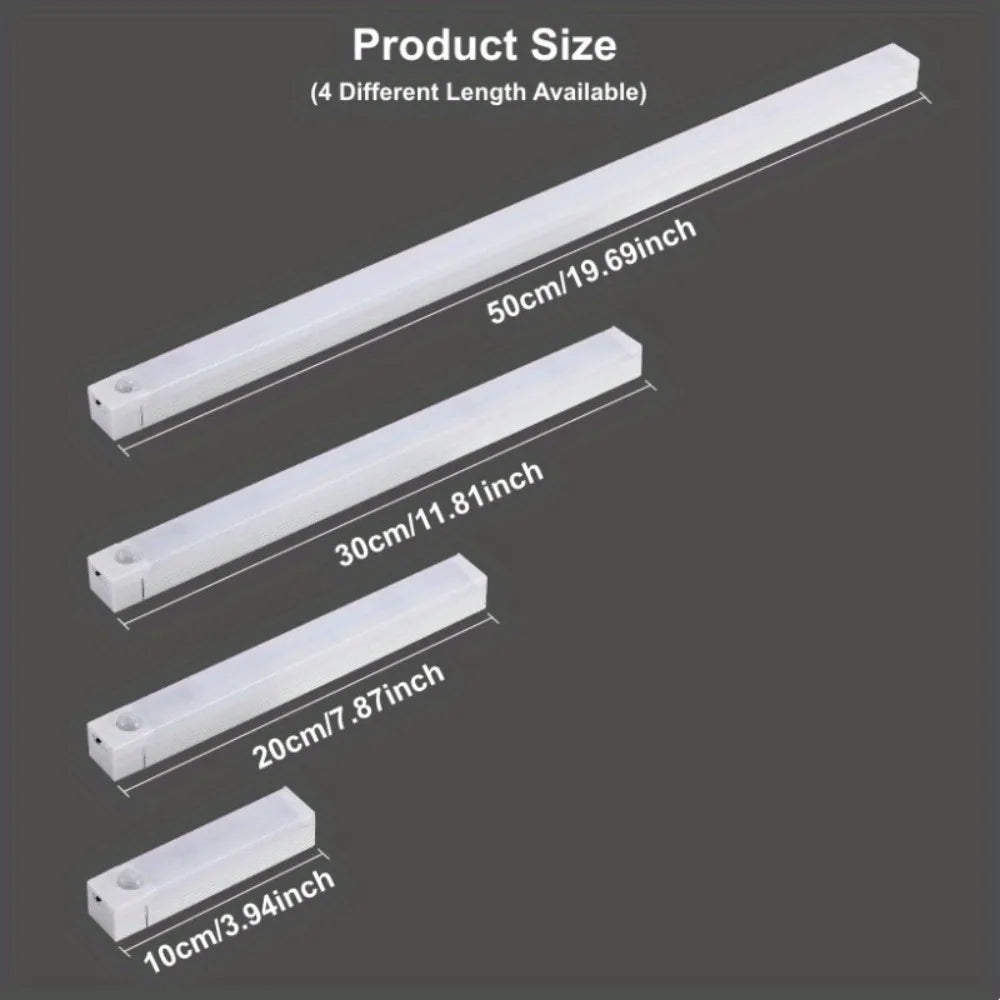 Motion Sensor LED Strip Light, USB Rechargeable