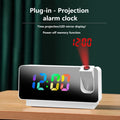 LED projection alarm clock