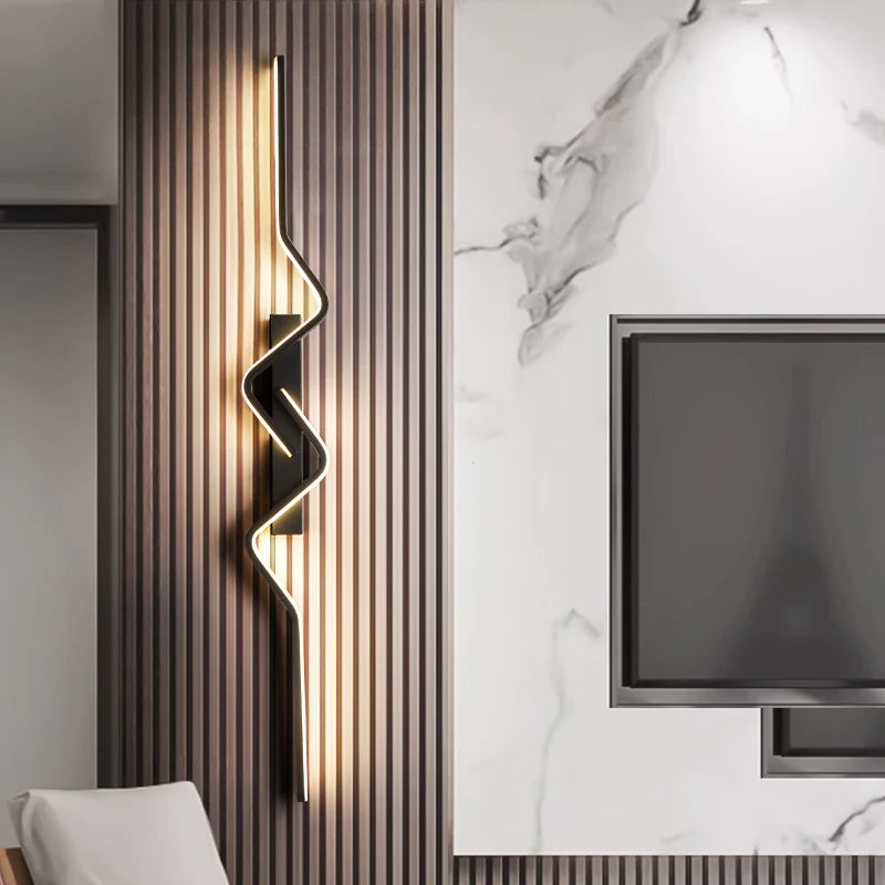 Nordic Long Wall Sconce for Stairs and Living Room