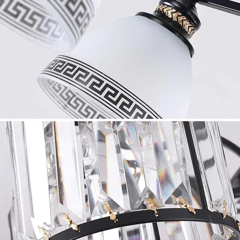 Modern 3/6/8 Light LED Crystal Chandelier