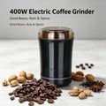 400W Electric Coffee Grinder for Beans, Spices, Nuts and Herbs