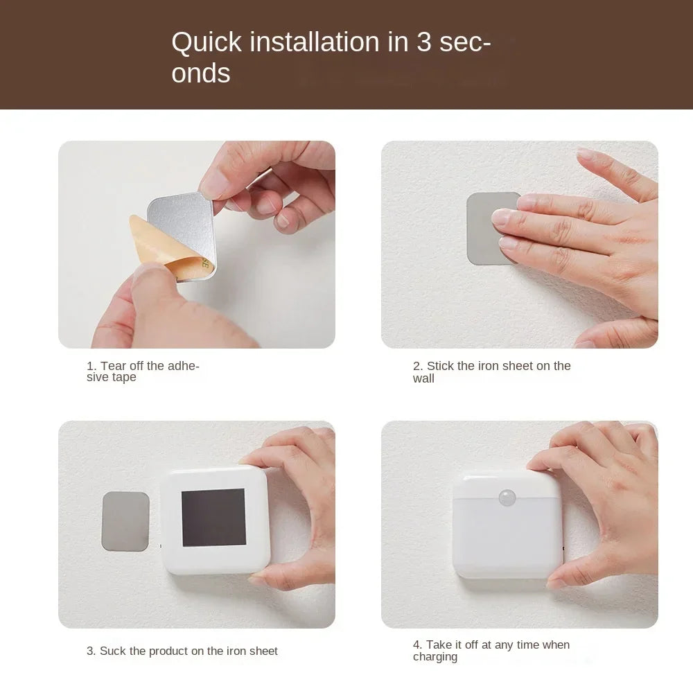 USB Rechargeable Motion Sensor Night Light