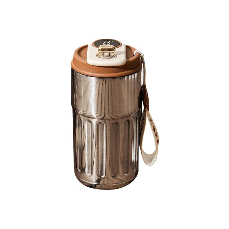 450ml Smart Thermos Bottle with Temperature Display, 316 Stainless Steel