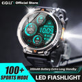 Men's Bluetooth Call Smart Watch, 3ATM Waterproof with Flashlight & 100+ Sports Modes