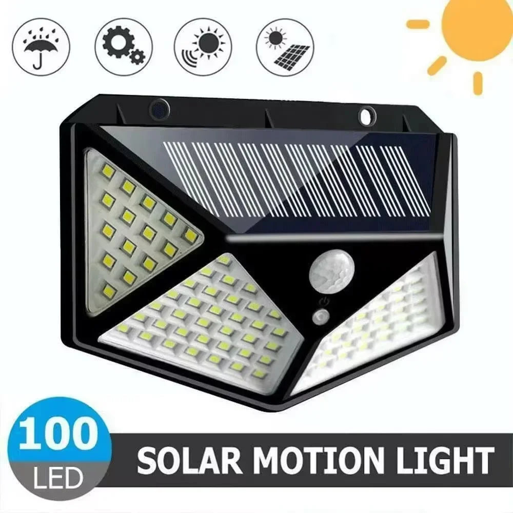 Solar motion sensor garden spotlight
