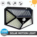Solar motion sensor garden spotlight