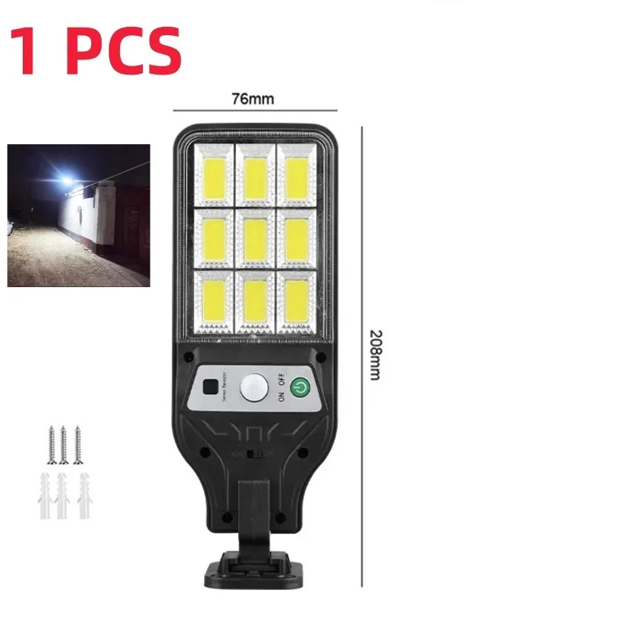 Solar LED Wall Light with PIR Motion Sensor, IP65