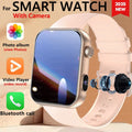 Smart Watch with Camera, Heart Rate & Built-in TWS Earbuds