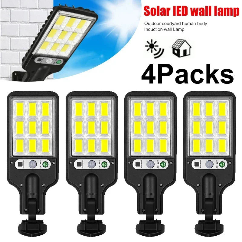 Solar LED courtyard wall lamp