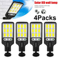 Solar LED courtyard wall lamp