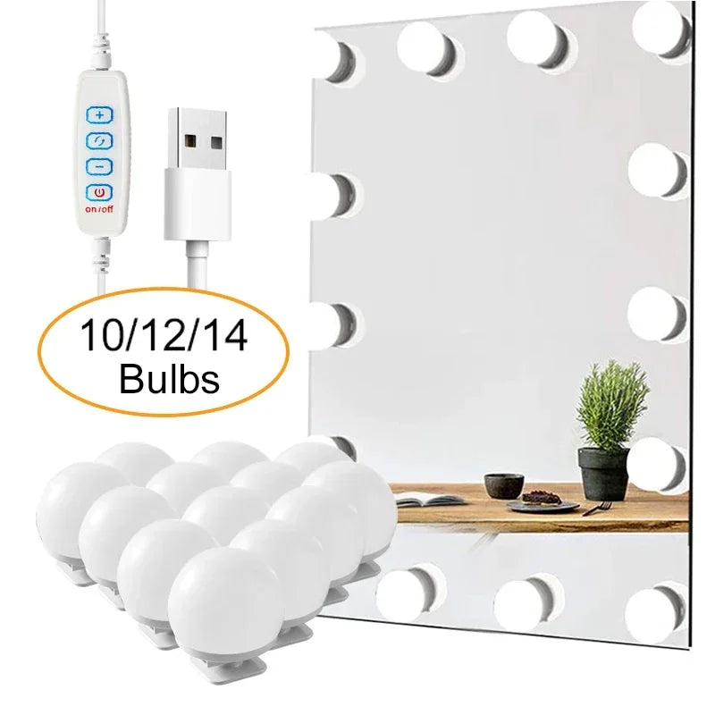 Hollywood LED vanity mirror light