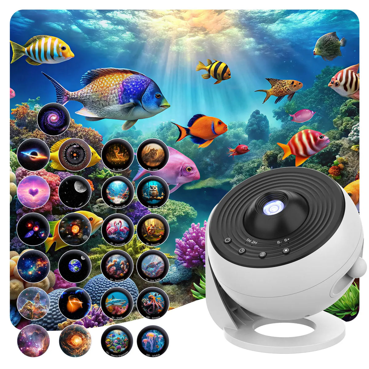 Galaxy projector night light