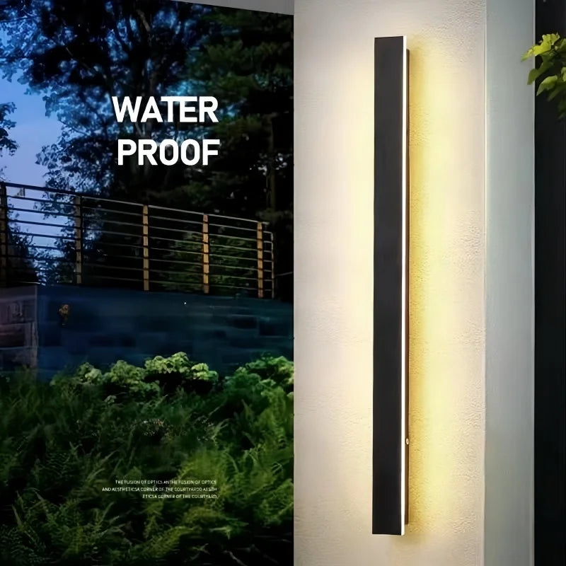 Outdoor waterproof LED wall lamp