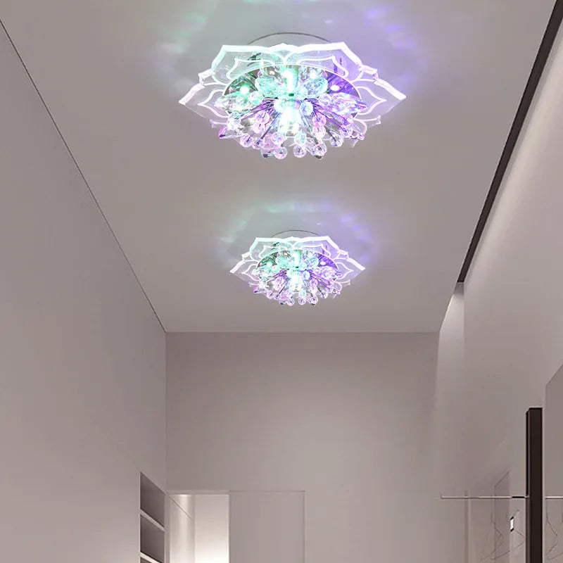 20cm LED crystal ceiling light