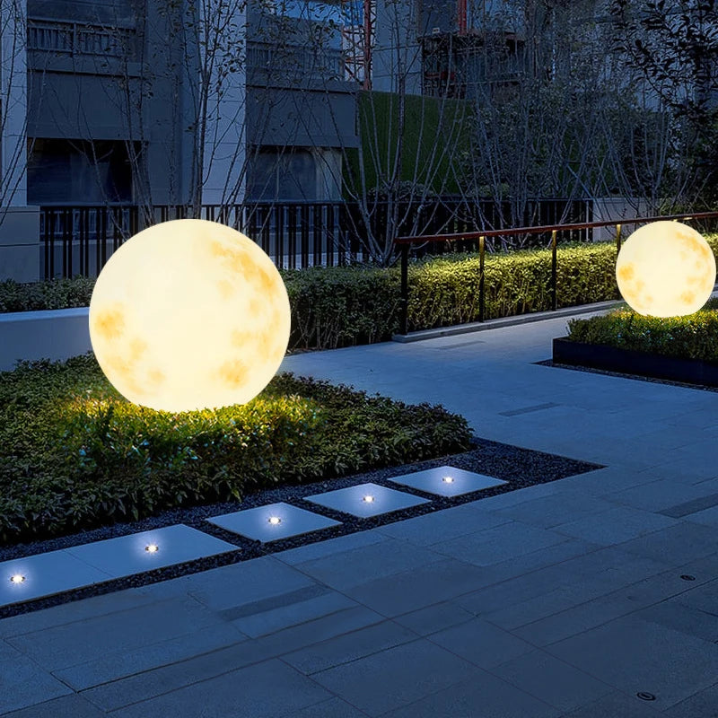 Solar Garden Ball Light, RGB, USB Rechargeable, Waterproof