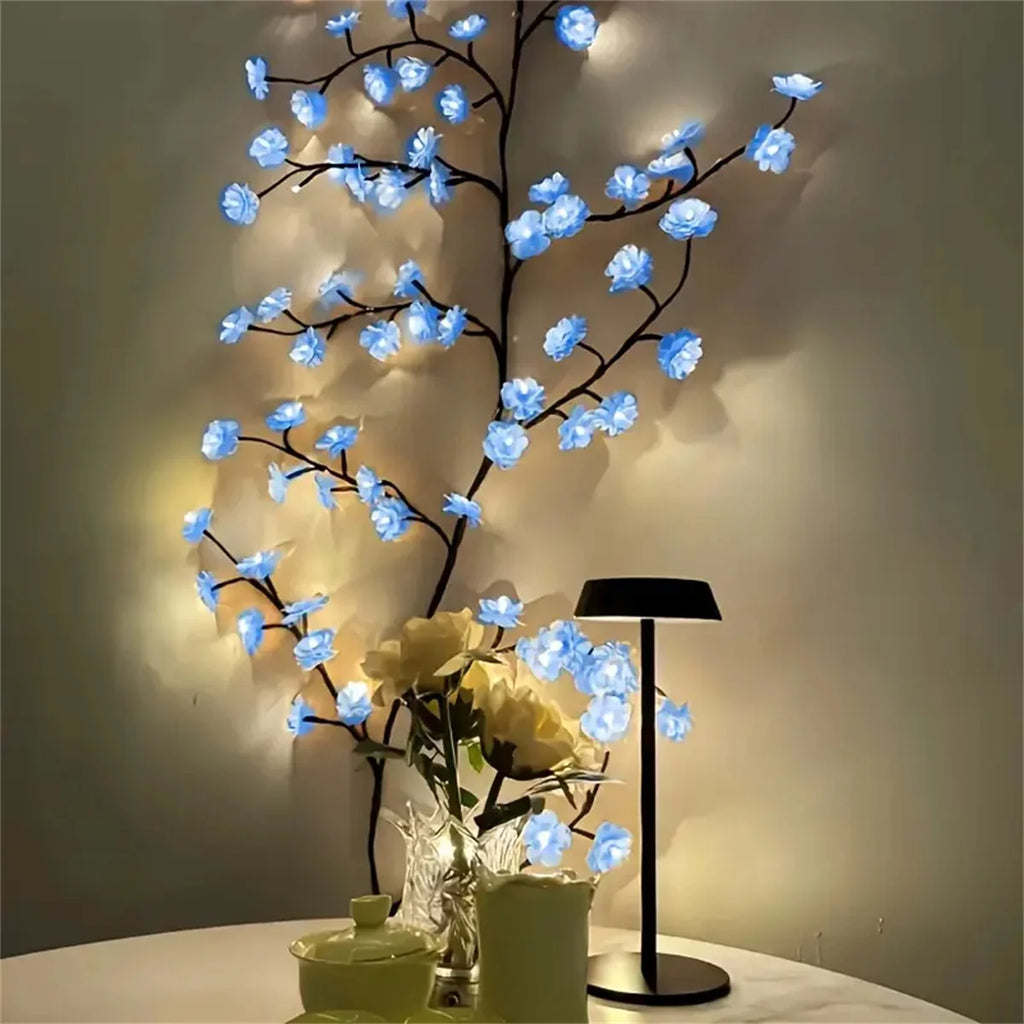 96 LED USB Cherry Blossom Branch Light String, 8 Modes