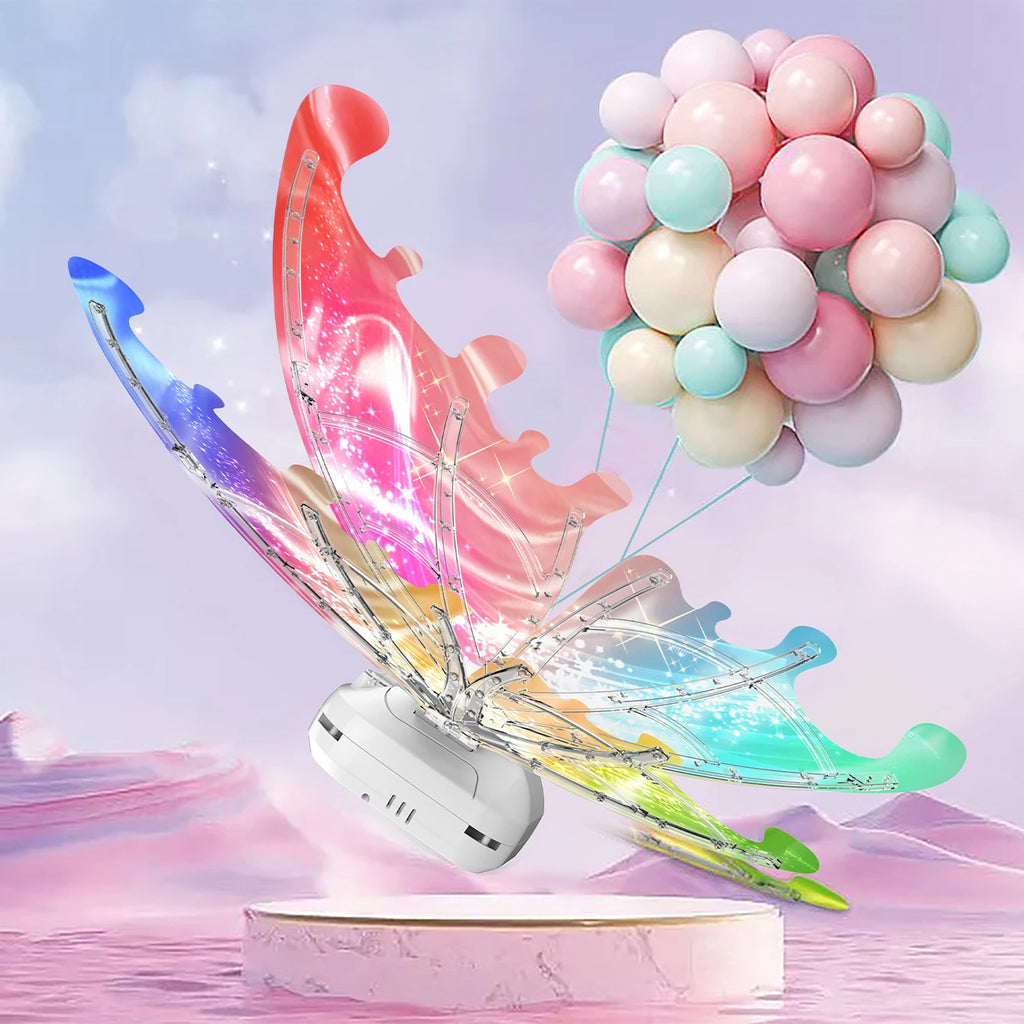 Luminous Electric Butterfly Wings with Music, Fairy Angel Props