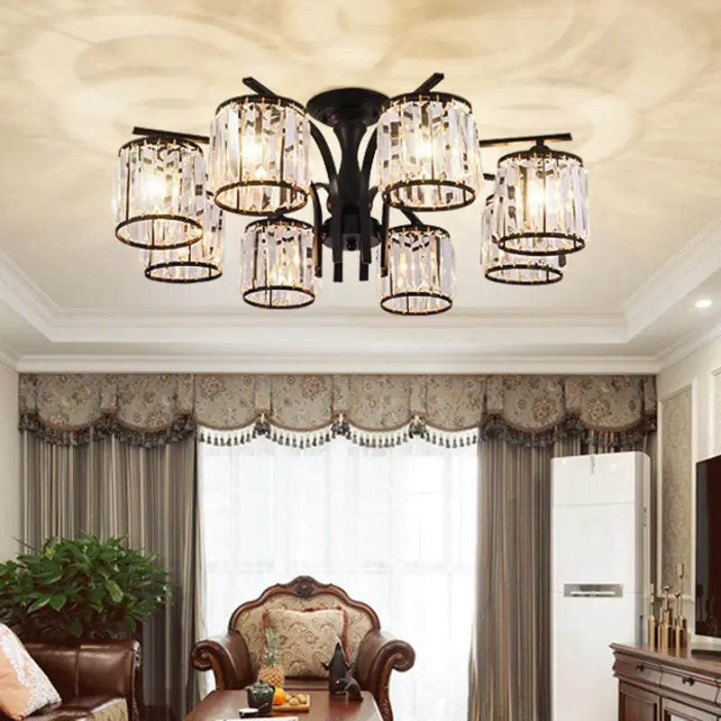 Modern LED crystal chandelier