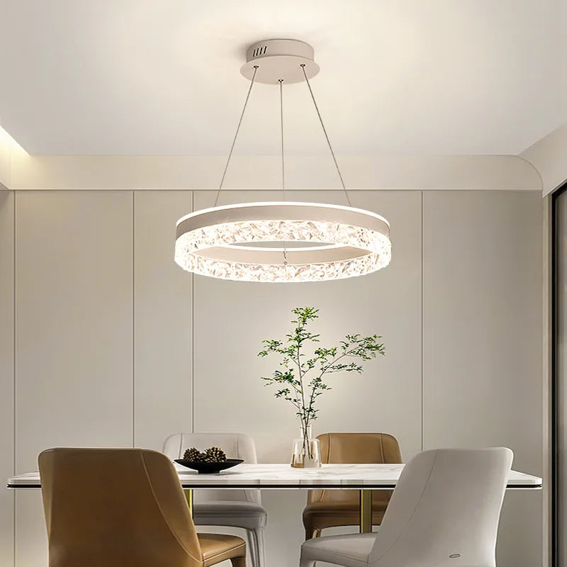 Modern Adjustable LED Ceiling Chandelier, 3-Colour