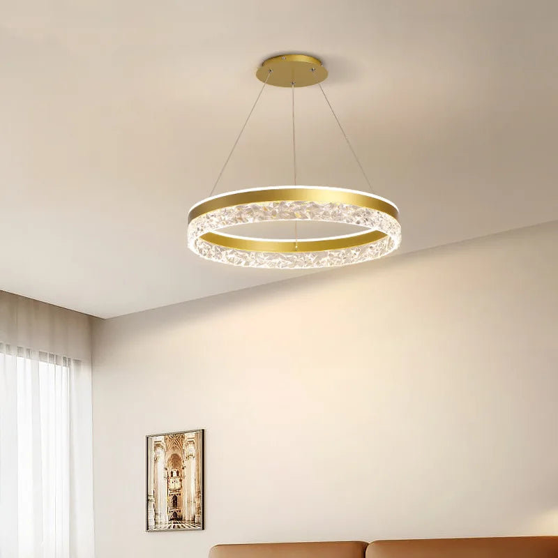 Modern Adjustable LED Ceiling Chandelier, 3-Colour