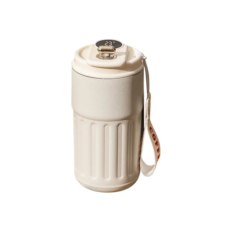450ml Smart Thermos Bottle with Temperature Display, 316 Stainless Steel