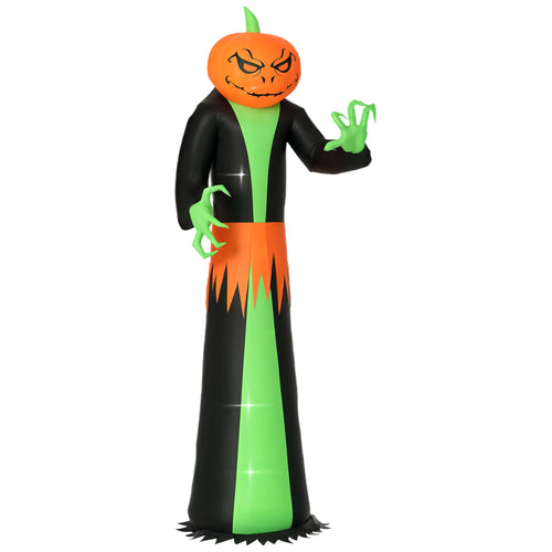 2.7m Inflatable Halloween Pumpkin with Built-In LED