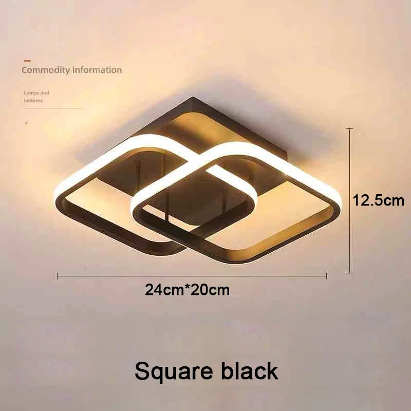 Modern LED Surface-Mounted Ceiling Light, 3-Colour