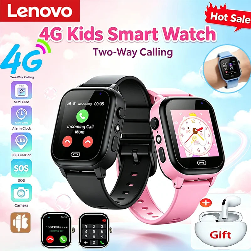 Kids 5G Call Smart Watch with SOS, GPS Location & Camera