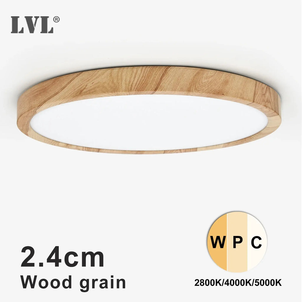 Round LED flush ceiling light