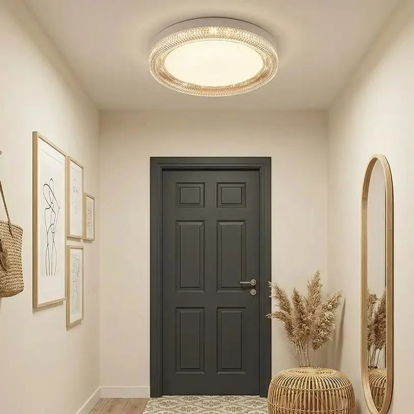 Ultra-thin circular LED ceiling light