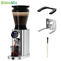 Electric Conical Burr Coffee Grinder, 48 Grind Settings, Removable Holder