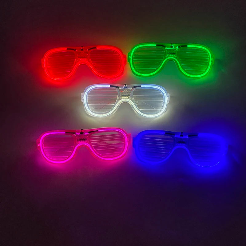 LED Glow Sunglasses for Rave Parties
