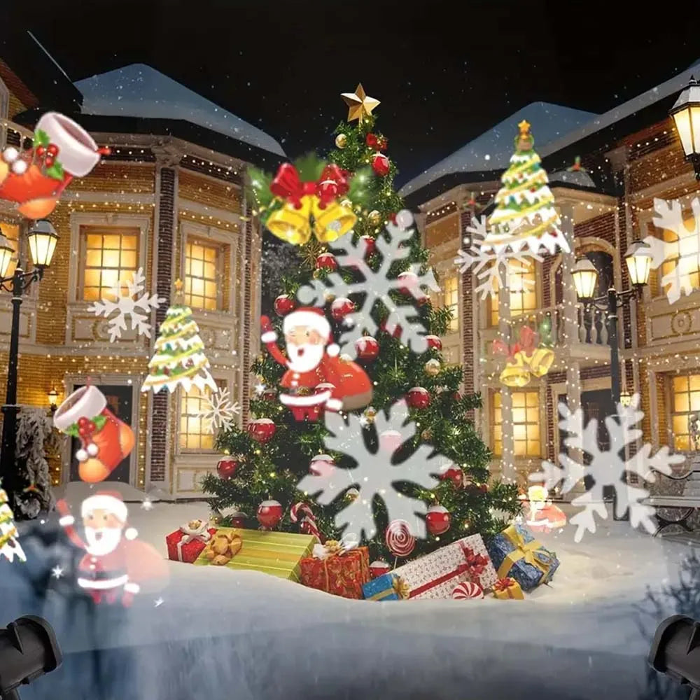 16 Pattern Christmas Projector Light, Indoor and Outdoor, LED