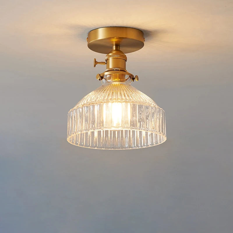 Modern Glass Shade Pendant Ceiling Lamp, E27