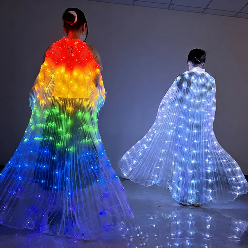 LED Butterfly Wings, Light-Up Fairy Wings for Adults and Kids