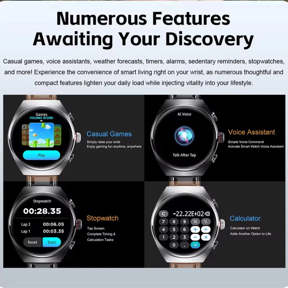 2-in-1 NFC Smart Watch with Built-in TWS Earbuds (2026)