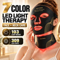 Flexible Silicone 7-Colour LED Face and Neck Light Therapy Mask