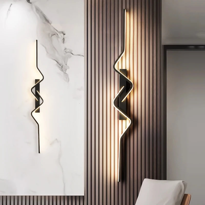 Nordic long wall sconce