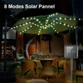 Solar umbrella string lights