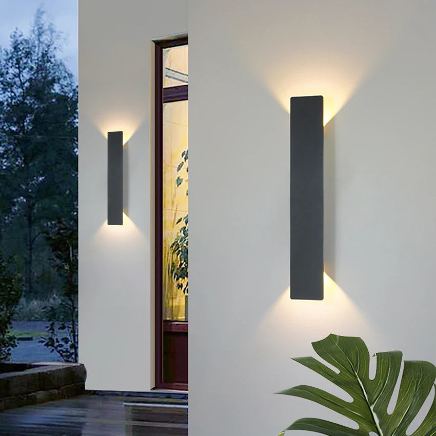 Outdoor LED Up and Down Wall Light, Aluminium, IP65 (20/41/61cm)