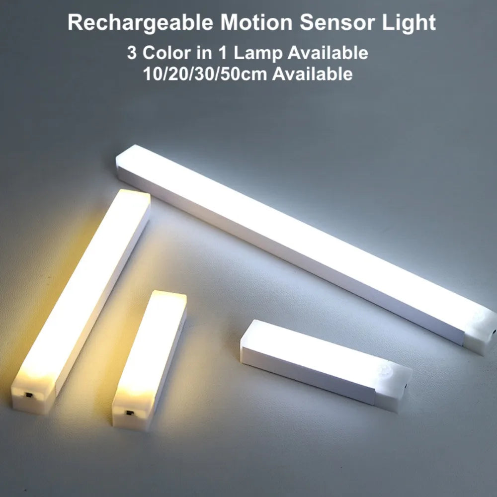 Motion Sensor LED Strip Light, USB Rechargeable